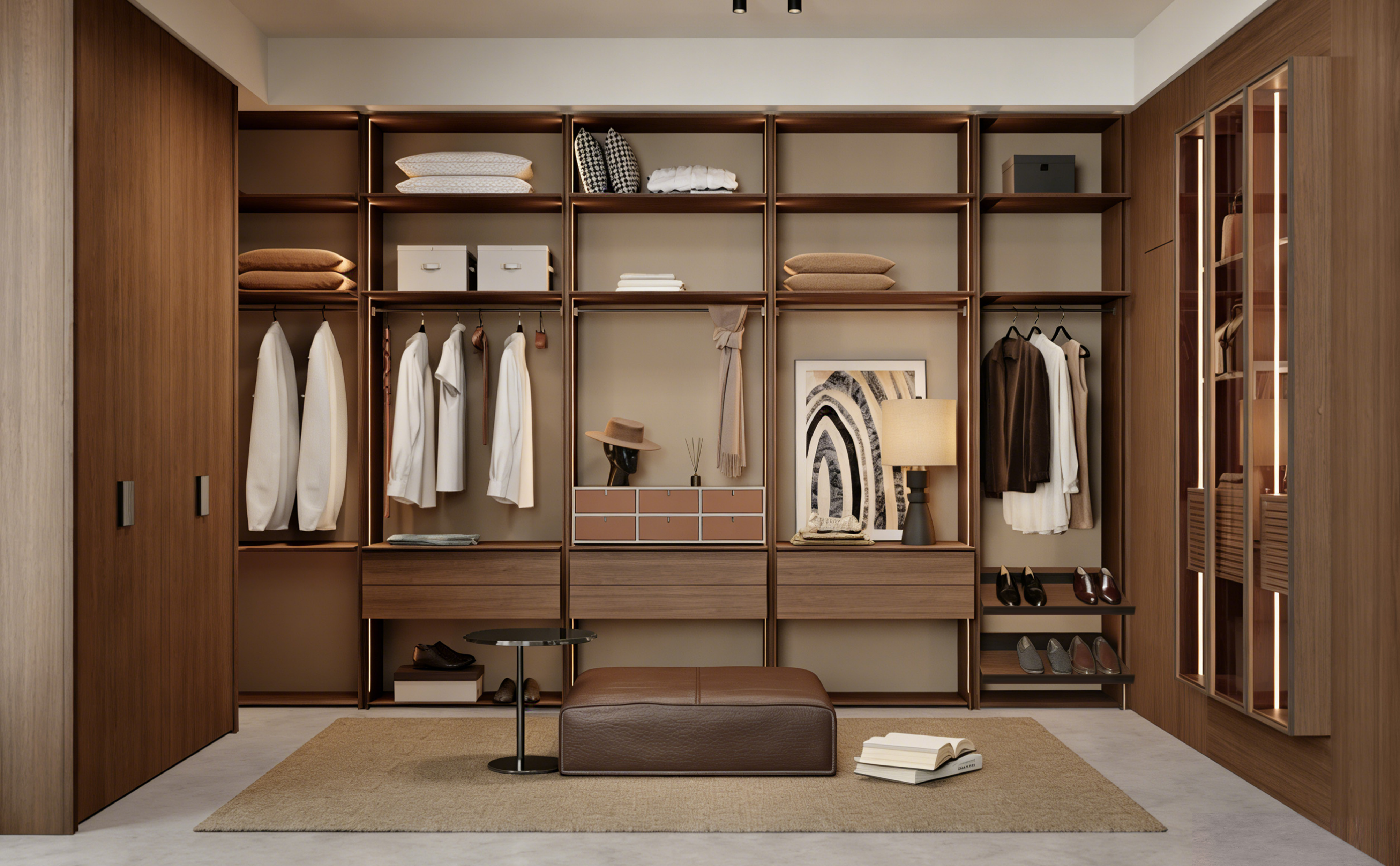 Bespoke wardrobe and dressing space